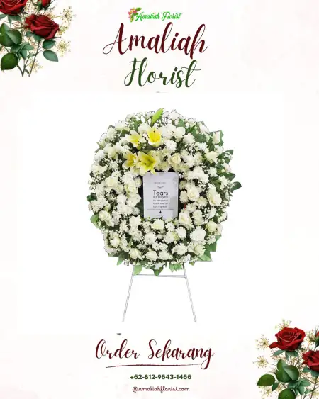 Krans Bunga Duka Minyamur